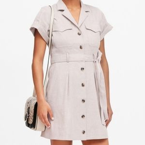 Banana Republic Linen Cotton Utility Dress